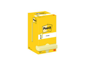 Memoblok Post-it Z-Note R330 76x76mm canary yellow 12 stuks