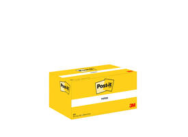 Memoblok Post-it 653 38x51mm geel 3 stuks