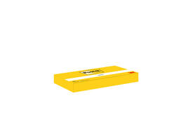 Memoblok Post-it 653 38x51mm geel 3 stuks
