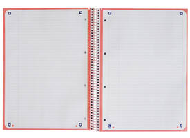 Notitieboek Oxford Classic Europeanbook A4+ 4-gaats lijn 160 pagina's roze