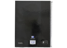 Notitieboek Oxford Classic Europeanbook A4+ 4-gaats lijn 160 pagina's zwart