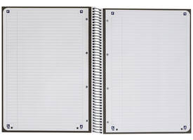 Notitieboek Oxford Classic Europeanbook A4+ 4-gaats lijn 160 pagina's zwart