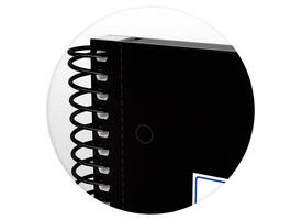 Notitieboek Oxford Classic Europeanbook A4+ 4-gaats ruit 160 pagina's zwart