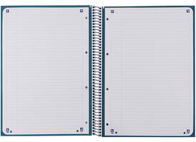 Notitieboek Oxford Classic Europeanbook A4+ 4-gaats lijn 160 pagina's donkerblauw