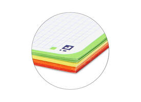 Projectboek Oxford School A4+ lijn 4-gaats 240 pagina's 80gr aqua
