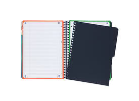 Projectboek Oxford School A4+ lijn 4-gaats 240 pagina's 80gr aqua