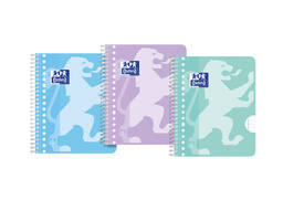 Collegeblok Oxford School A5+ lijn 17-gaats 160 pagina's 80gr pastel assorti 3 stuks