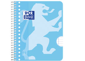 Collegeblok Oxford School A5+ lijn 17-gaats 160 pagina's 80gr pastel assorti 3 stuks