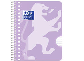 Collegeblok Oxford School A5+ lijn 17-gaats 160 pagina's 80gr pastel assorti 3 stuks