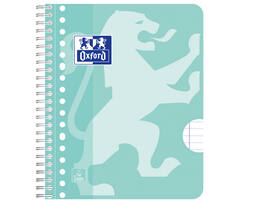 Collegeblok Oxford School A5+ lijn 17-gaats 160 pagina's 80gr pastel assorti 3 stuks