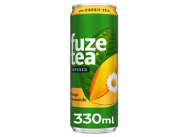 Frisdrank Fuze Tea Green Tea mango chamomile blik 330ml
