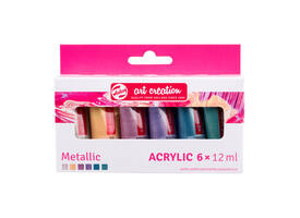 Acrylverf Talens Art Creation metallic assorti 6 tubes à 12ml