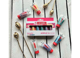 Acrylverf Talens Art Creation metallic assorti 6 tubes à 12ml