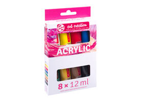 Acrylverf Talens Art Creation assorti 8 tubes à 12ml