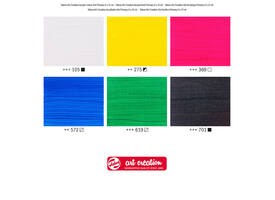 Acrylverf Talens Art Creation Primary assorti 6 tubes à 12ml