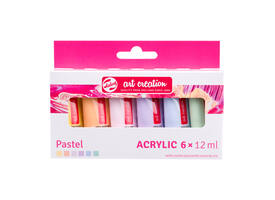 Acrylverf Talens Art Creation pastel assorti 6 tubes à 12ml