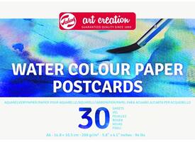 Aquarelverfpapier Talens Art Creation 30 vel 200gr 148x105mm blauw