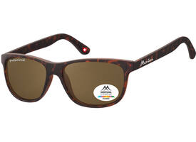 Zonnebril Montana met bruin gepolariseerd glas mat turtle