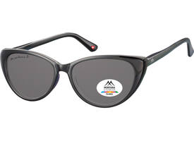 Zonnebril Montana met smoke glas zwart