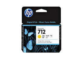 Inktcartridge HP 712 3ED69A geel