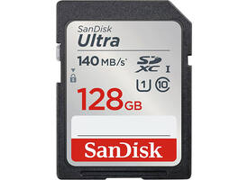 Geheugenkaart Sandisk SDXC Ultra 128GB (140mb/s C10 UHS-I)