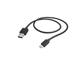 Kabel Hama USB-A - micro-USB 2.0 1 meter zwart