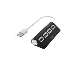 Hub Hama 4-poorts USB 2.0 zwart