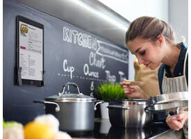 Wandhouder voor tablet Durable VISIOCLIP