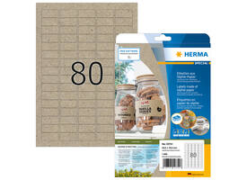 Etiket HERMA 10751 35.6x16.9mm silphie bruin 1600 stuks