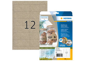 Etiket HERMA 10754 97x42.3mm silphie bruin 240 stuks