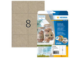 Etiket HERMA 10755 99.1x67.7mm silphie bruin 160 stuks