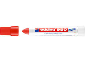 Viltstift edding 950 pastamarker industry rond 10mm rood