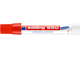 Viltstift edding 950 pastamarker industry rond 10mm rood