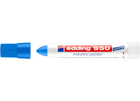 Viltstift edding 950 pastamarker industry rond 10mm blauw