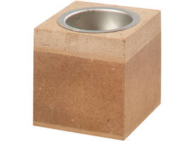 Waxinelichthouder Creativ Company 6x6x6cm MDF