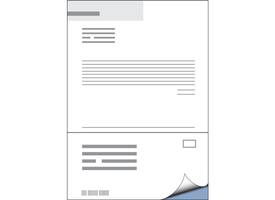 Retourlabel DHL IEZZY A4 1.000 vel 210x102mm 1000 labels