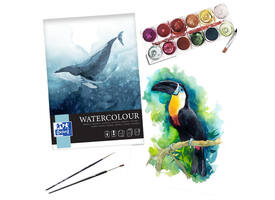 Tekenblok Oxford Watercolour A4 10 vel 300 gram spiraal