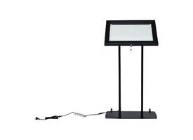 Menu vitrinekast Europel 2x A4 LED