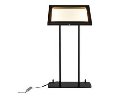 Menu vitrinekast Europel 2x A4 LED