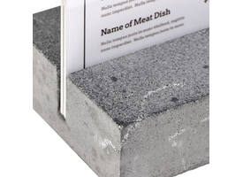 Kaarthouder Europel A4 Polystone antraciet