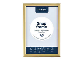 Kliklijst Europel A3 25mm goud