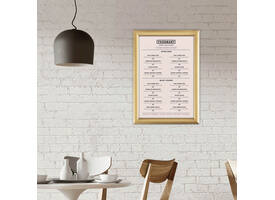 Kliklijst Europel A3 25mm goud
