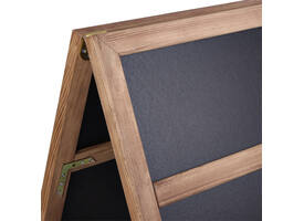 Krijt stoepbord Europel 660x1280mm DELUX natuur