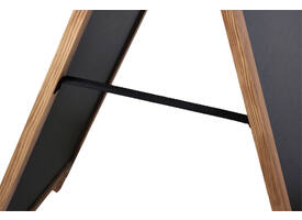 Krijt stoepbord Europel 660x1280mm DELUX natuur