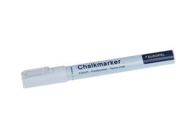 Krijtstift Europel 3mm wit etui 8 stuks