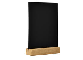 Krijtbord Europel houten voet A5 staand