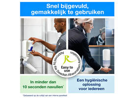 Handdesinfectie Tork S4 Premium alcoholgel ongeparfumeerd 1000 ml 424103