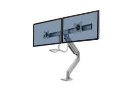 Monitorarm Fellowes Eppa Crossbar zilver