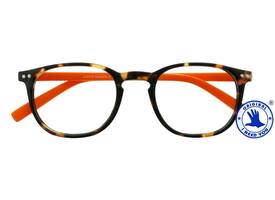 Leesbril I Need You +1.00 dpt Junior Selection bruin-oranje