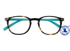 Leesbril I Need You +1.00 dpt Junior Selection bruin-turquoise